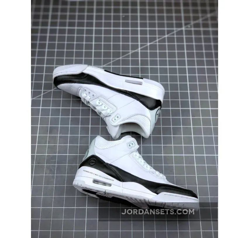 Air Jordan 3 Retro Sp 'Fragment' AJ3 WHITE/BLACK-WHITE / Discount Jordan 3 DA3595-100