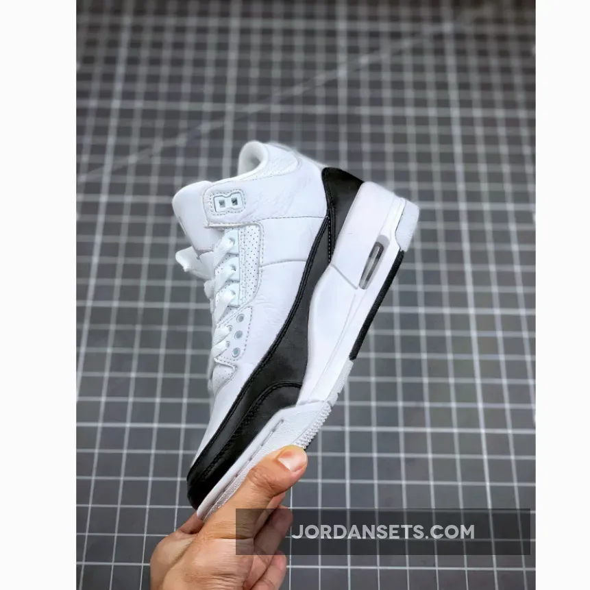 Air Jordan 3 Retro Sp 'Fragment' AJ3 WHITE/BLACK-WHITE / Discount Jordan 3 DA3595-100