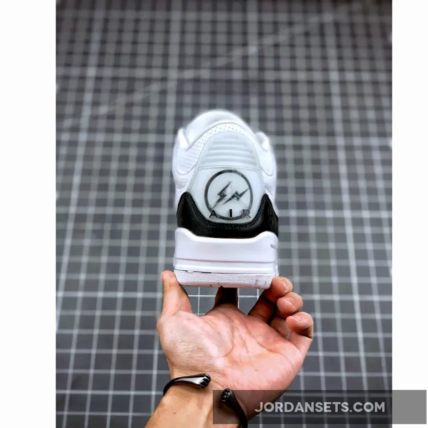 Air Jordan 3 Retro Sp 'Fragment' AJ3 WHITE/BLACK-WHITE / Discount Jordan 3 DA3595-100