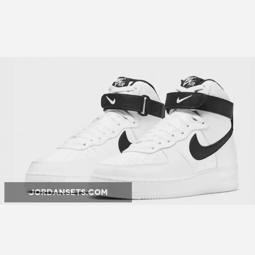 Nike Air Force 1 High White/Black - nike air force 1 hightops
