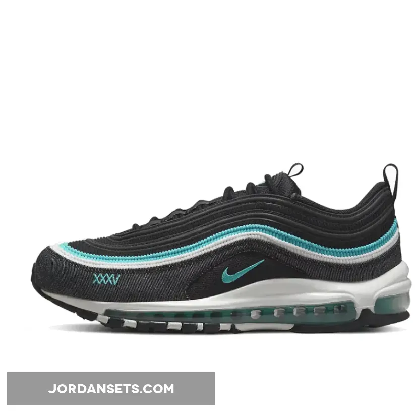Nike Air Max 97 SE Black/Sport Turquoise-White - nike xxxv