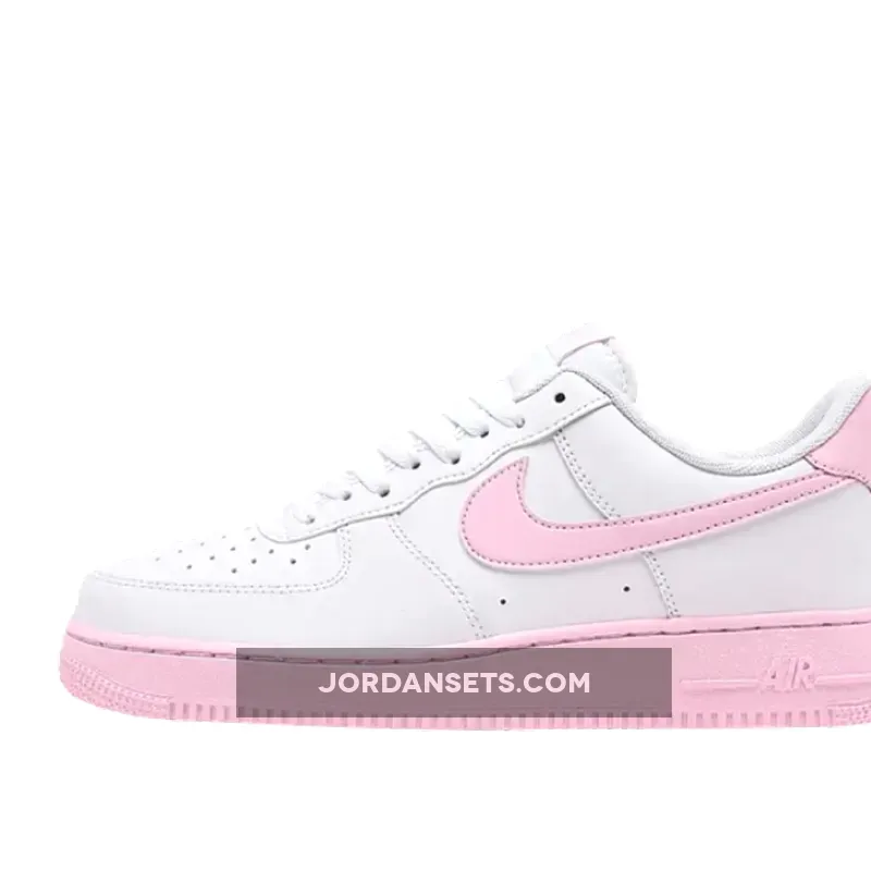 Nike Air Force 1 07 GS Pink Foam WMNS CV7663-100 #air force 1 gs 'white pink foam'