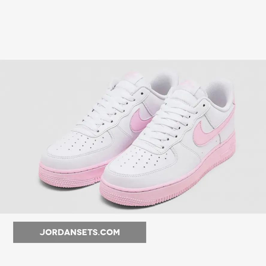 Nike Air Force 1 07 GS Pink Foam WMNS CV7663-100 #air force 1 gs 'white pink foam'