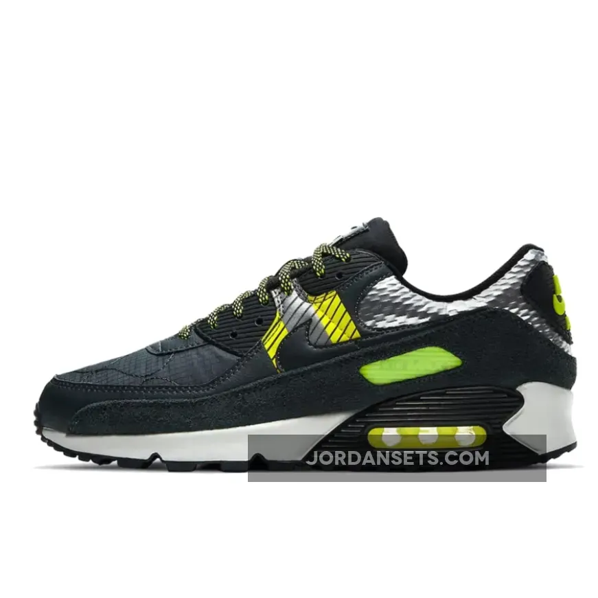 3M x Nike Air Max 90 Black Volt CZ2975-002 / nike air max 90 anthracite dark grey