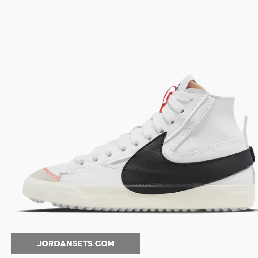 Nike Blazer Mid Jumbo White Black DD3111-100 - nike blazer mid 77 jumbo white black