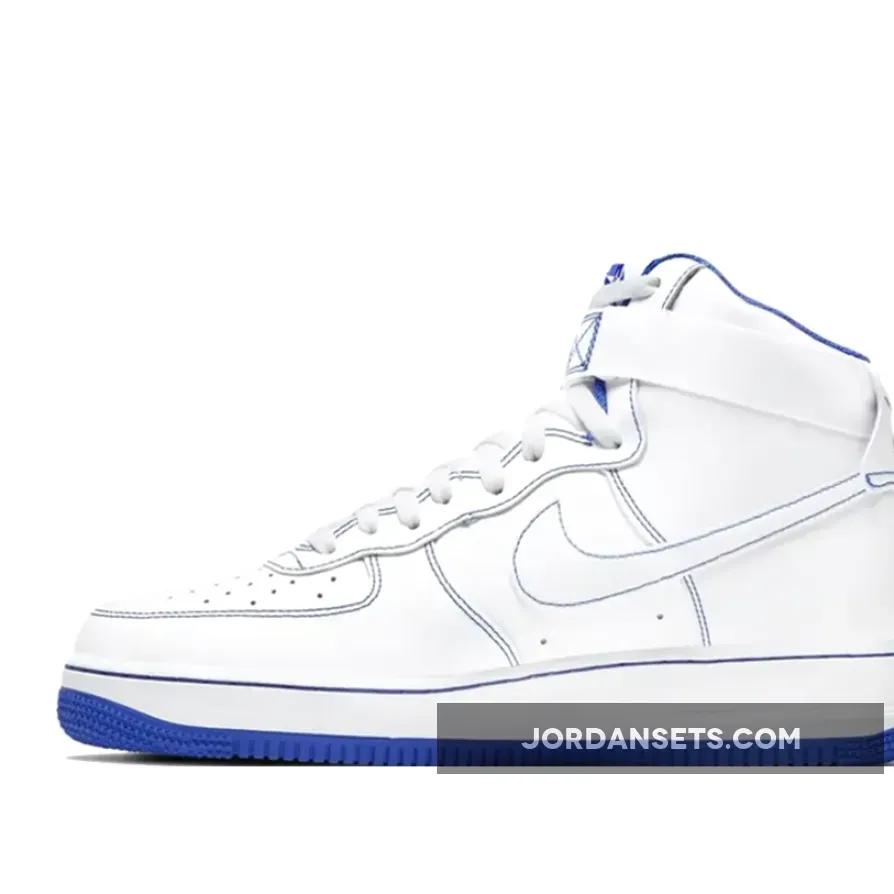 Nike Air Force 1 High White Blue CV1753-101 - all royal blue air force 1