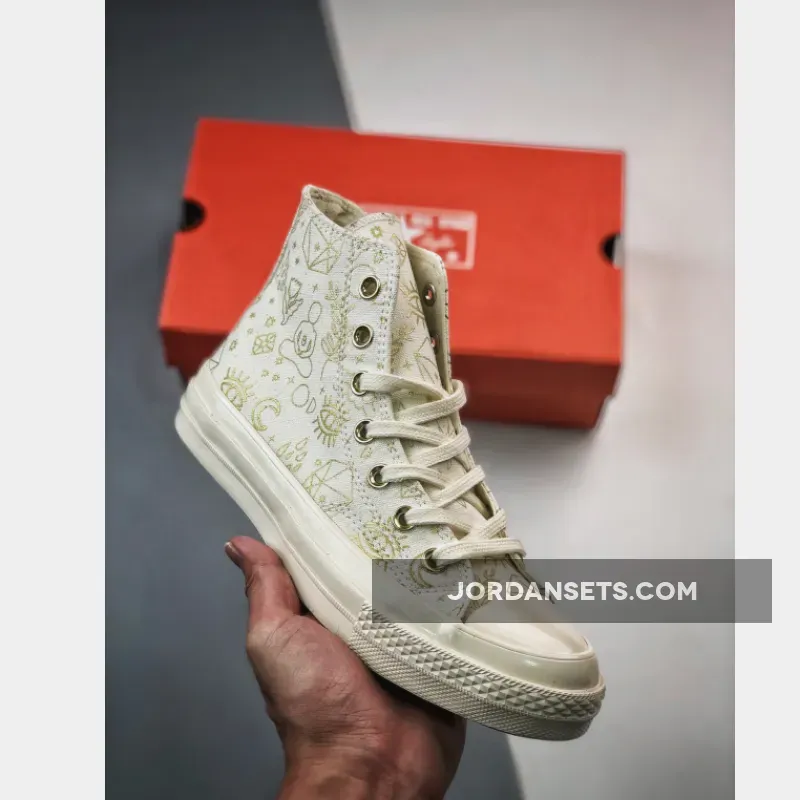 Converse Chuck 70 Golden Elements High Egret Gold For Womens A02207C / converse gold elements