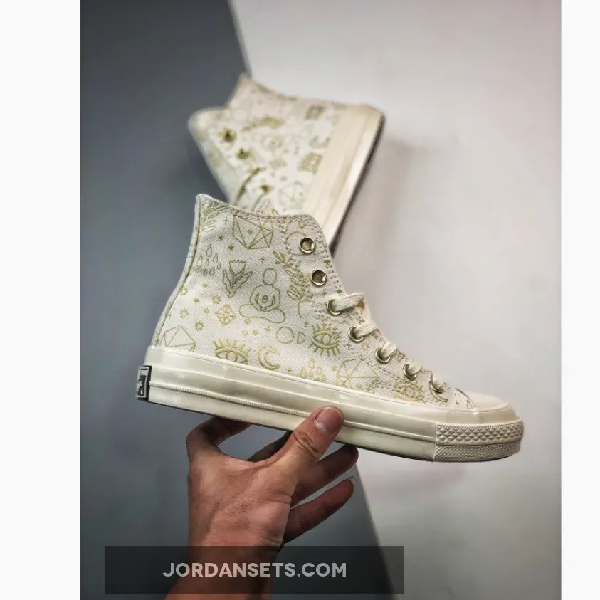 Converse Chuck 70 Golden Elements High Egret Gold For Womens A02207C / converse gold elements