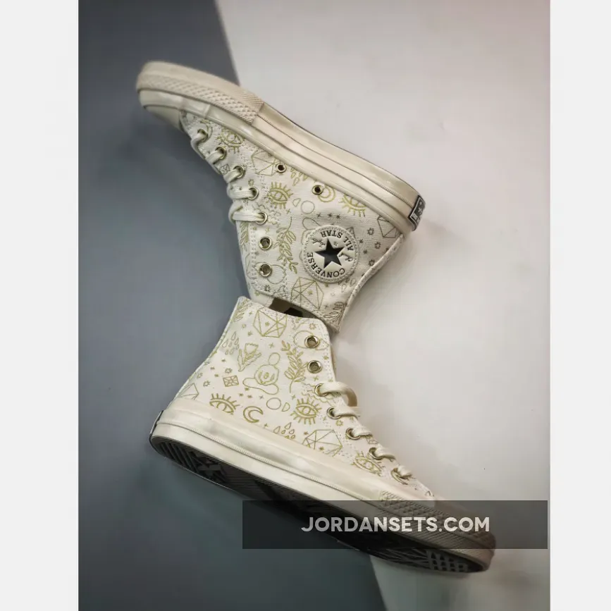 Converse Chuck 70 Golden Elements High Egret Gold For Womens A02207C / converse gold elements