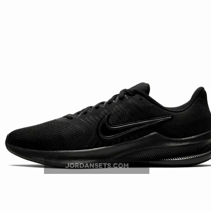 Nike Downshifter 11 Black/Smoke Grey Running Shoes #nike downshifter black