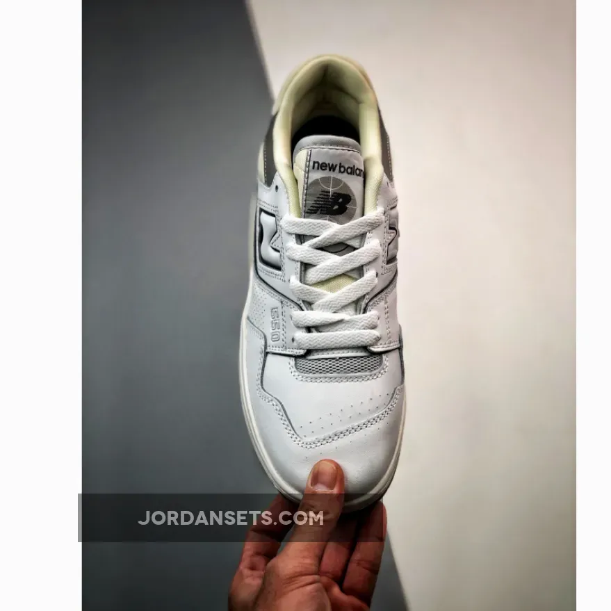 White Marblehead 550 / New Balance 550 'White/Grey/Black' BB550PWA