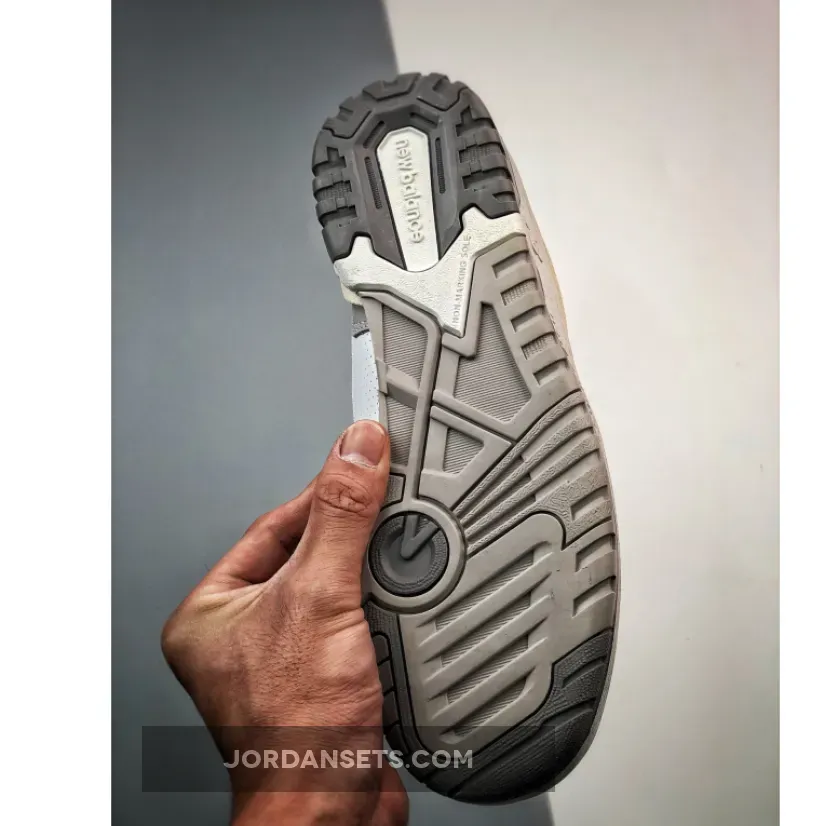 White Marblehead 550 / New Balance 550 'White/Grey/Black' BB550PWA