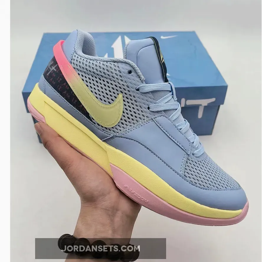 Nike Ja 1 'Day One' Cobalt Bliss/Citron Tint-Hot Punch DR8785-400 ja morant ja 1 shoes