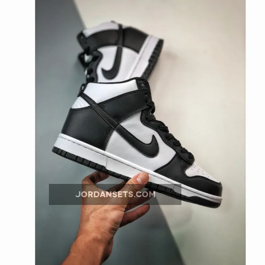 Nike Dunk High Retro Black White Panda DD1399-105 panda dunk hi