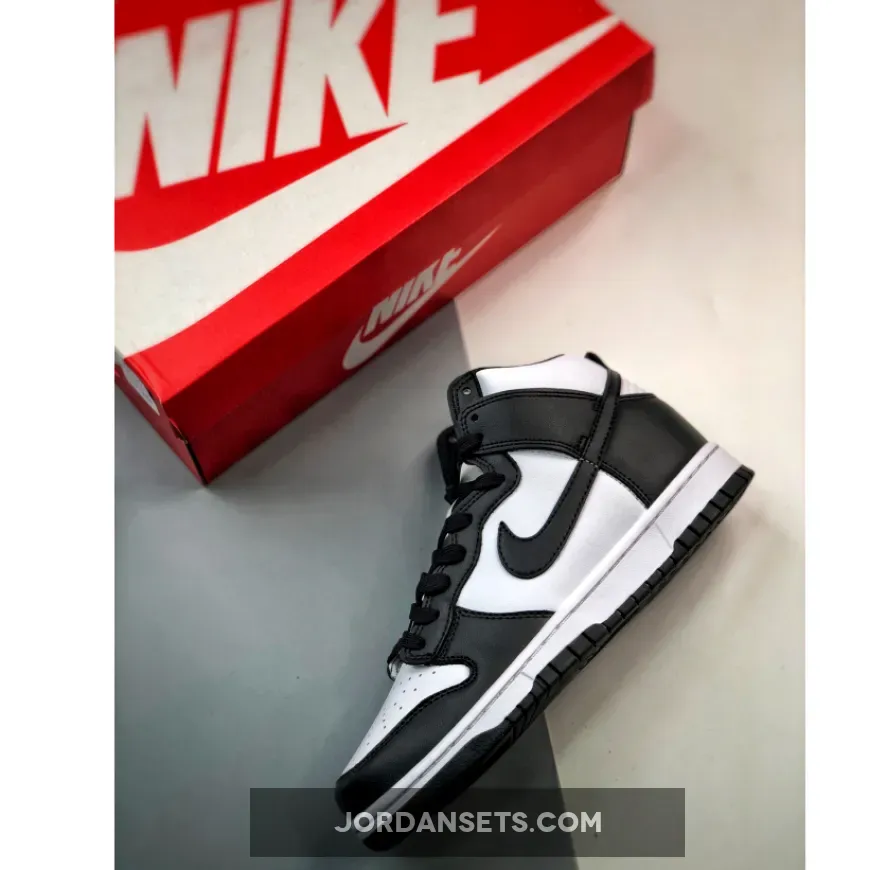 Nike Dunk High Retro Black White Panda DD1399-105 panda dunk hi