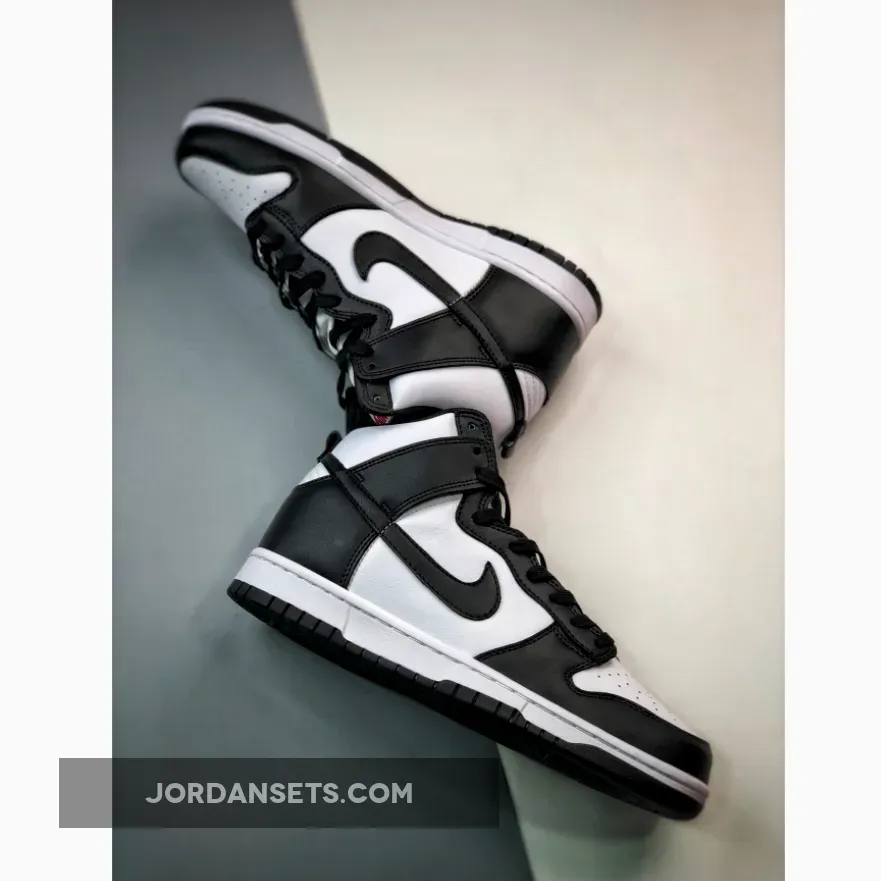 Nike Dunk High Retro Black White Panda DD1399-105 panda dunk hi