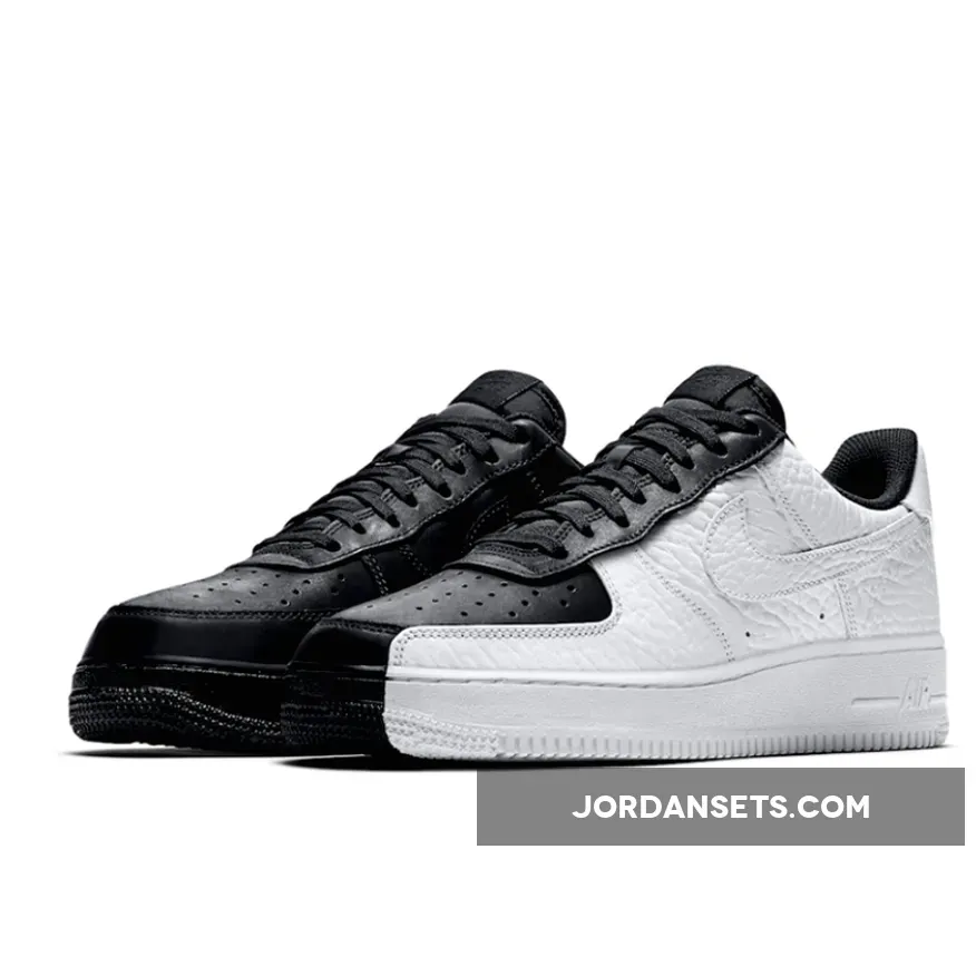 Nike Air Force 1 Low Split 905345-004 half black half white air force 1