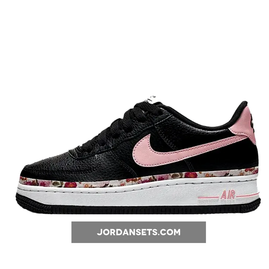 Nike Air Force 1 Vintage Floral Black Pink For Womens BQ2501-001 Restock
