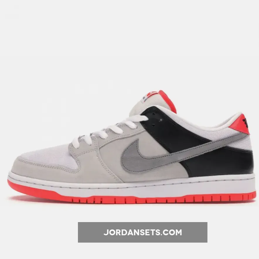 Nike SB Dunk Low 'Infrared' Neutral Grey/Cool Grey-Black #infrared dunk