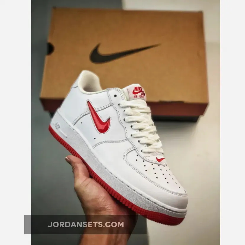 Air Force Ones White / Nike Air Force 1 'Color Of The Month' White Red