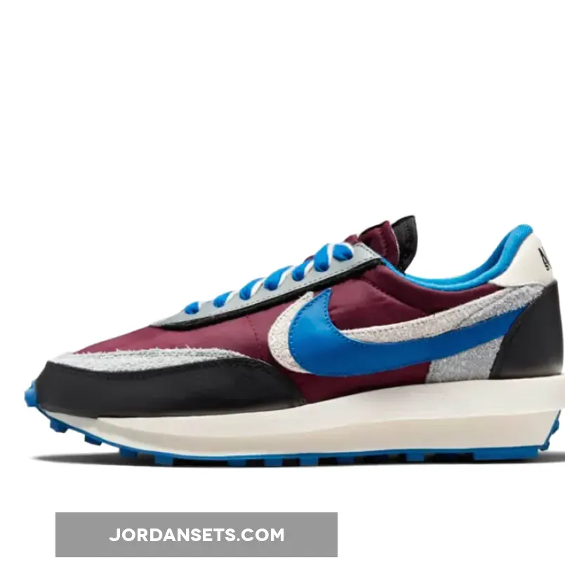 Undercover x Sacai x Nike LDWaffle Night Maroon Team Royal / sacai blue