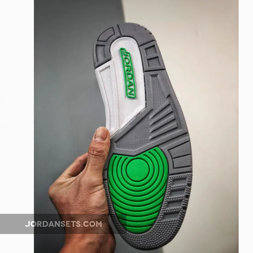 Air Jordan 3 White/Lucky Green-Varsity Red , 3 Green CK9646-136