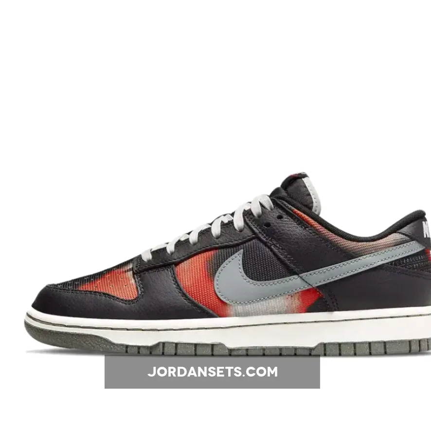 Nike Dunk Low 'Graffiti' Black Red DM0108-001 dunk graffiti