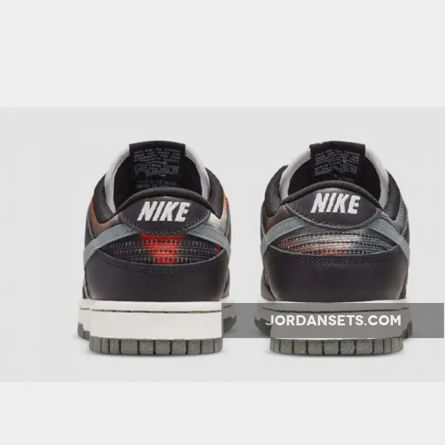 Nike Dunk Low 'Graffiti' Black Red DM0108-001 dunk graffiti