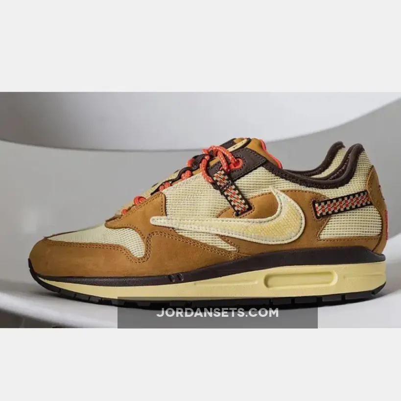Travis Scott x Nike Air Max 1 Cactus Jack Wheat DO9392-701 / nike air max wheat
