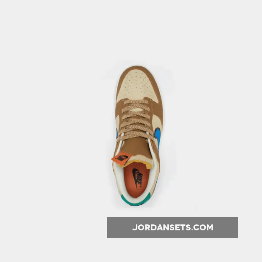 size? x Nike Dunk Low Dark Driftwood/Photo Blue-Rattan DO6712-200 / dark driftwood nike dunks