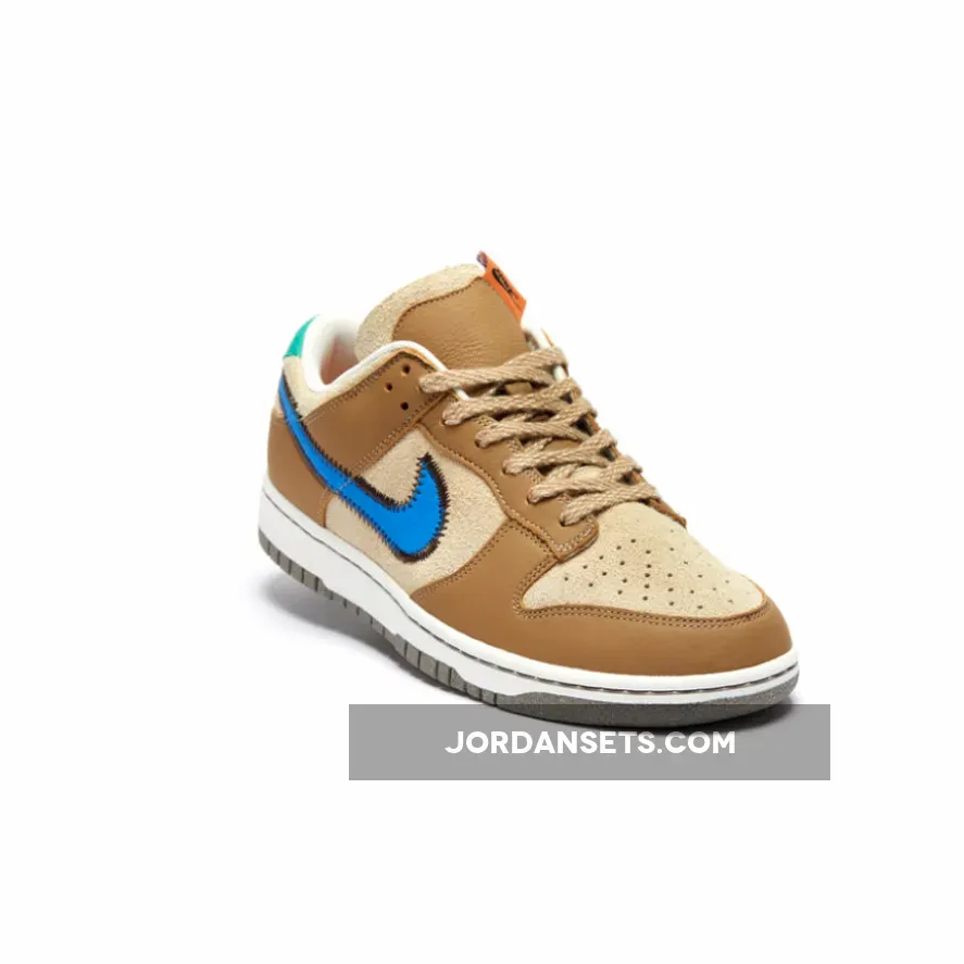 size? x Nike Dunk Low Dark Driftwood/Photo Blue-Rattan DO6712-200 / dark driftwood nike dunks