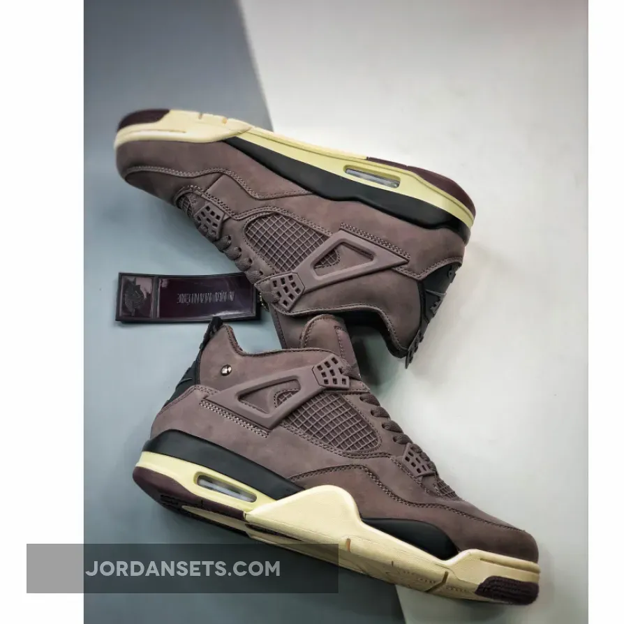 A Ma Maniére x Air Jordan 4 Violet Ore/Medium Ash-Black-Muslin-Burgundy Crush A Ma Maniére x Air Jordan 4 Violet Ore/Medium Ash-Black-Muslin-Burgundy Crush