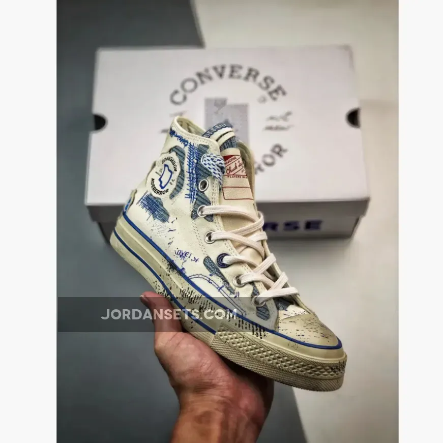 Ader Error x Converse Chuck 70 High White Blue