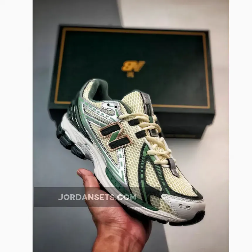 Aimé Leon Dore x New Balance 1906R Cream/Silver-Green