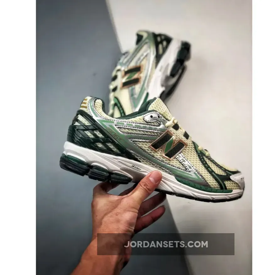 Aimé Leon Dore x New Balance 1906R Cream/Silver-Green Aimé Leon Dore x New Balance 1906R Cream/Silver-Green
