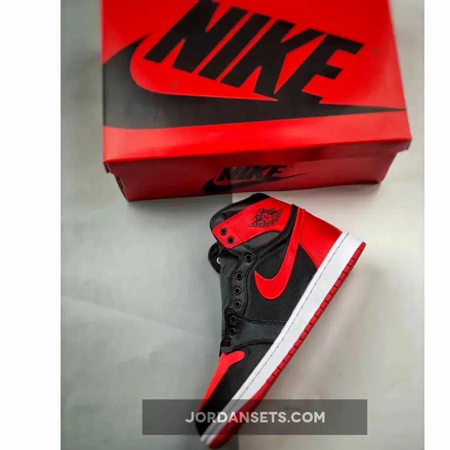 Air Jordan 1 High OG Satin Bred Air Jordan 1 High OG Satin Bred