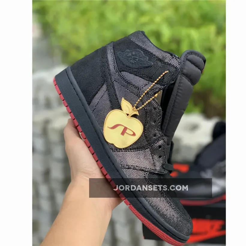 Air Jordan 1 High OG "SP Gina" Black/Black-White-Varsity Red