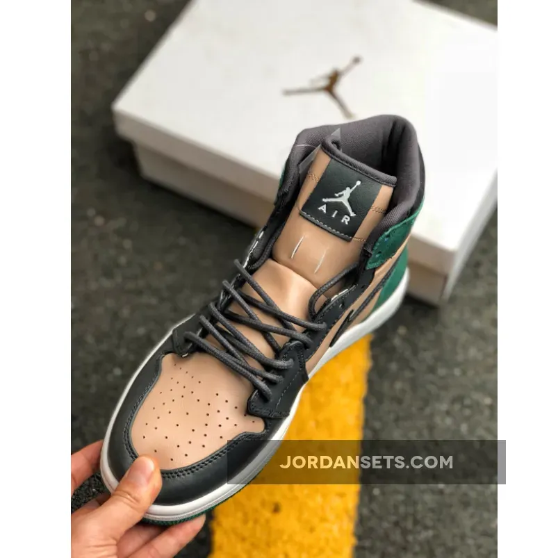 Air Jordan 1 High Premium Black/Pink-Metallic Green Air Jordan 1 High Premium Black/Pink-Metallic Green