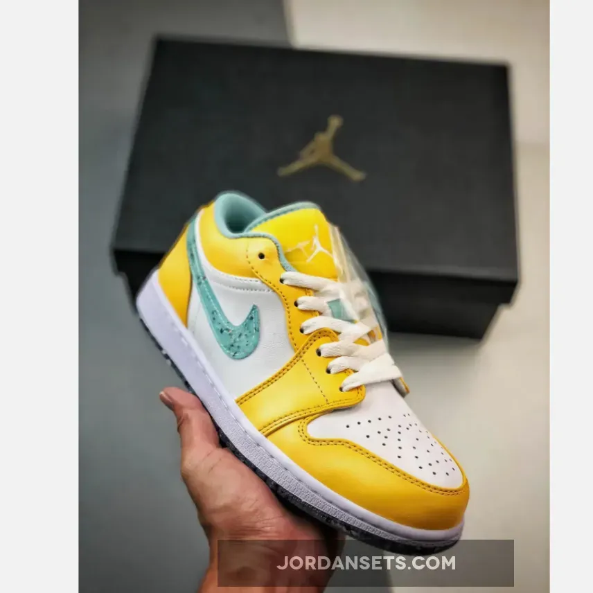 Air Jordan 1 Low Citron Pulse/Glacier Ice
