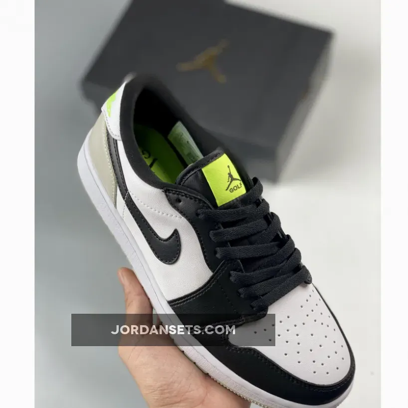 Air Jordan 1 Low Golf White/Phantom/Volt/Black