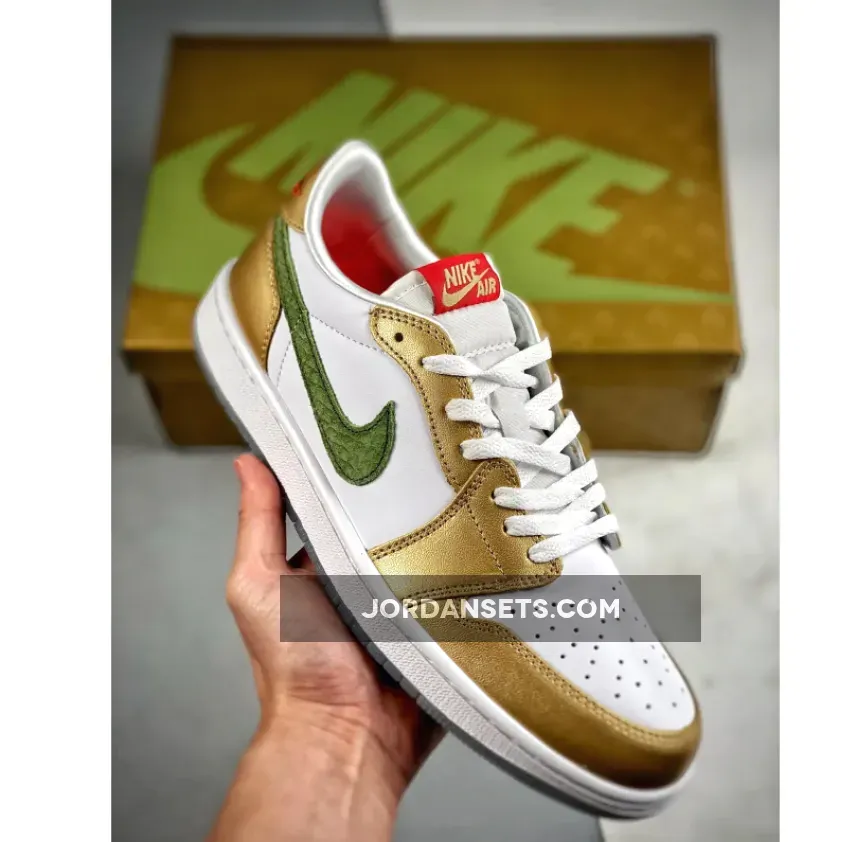 Air Jordan 1 Low OG "CNY 2024" Sail/Metallic Gold Grain