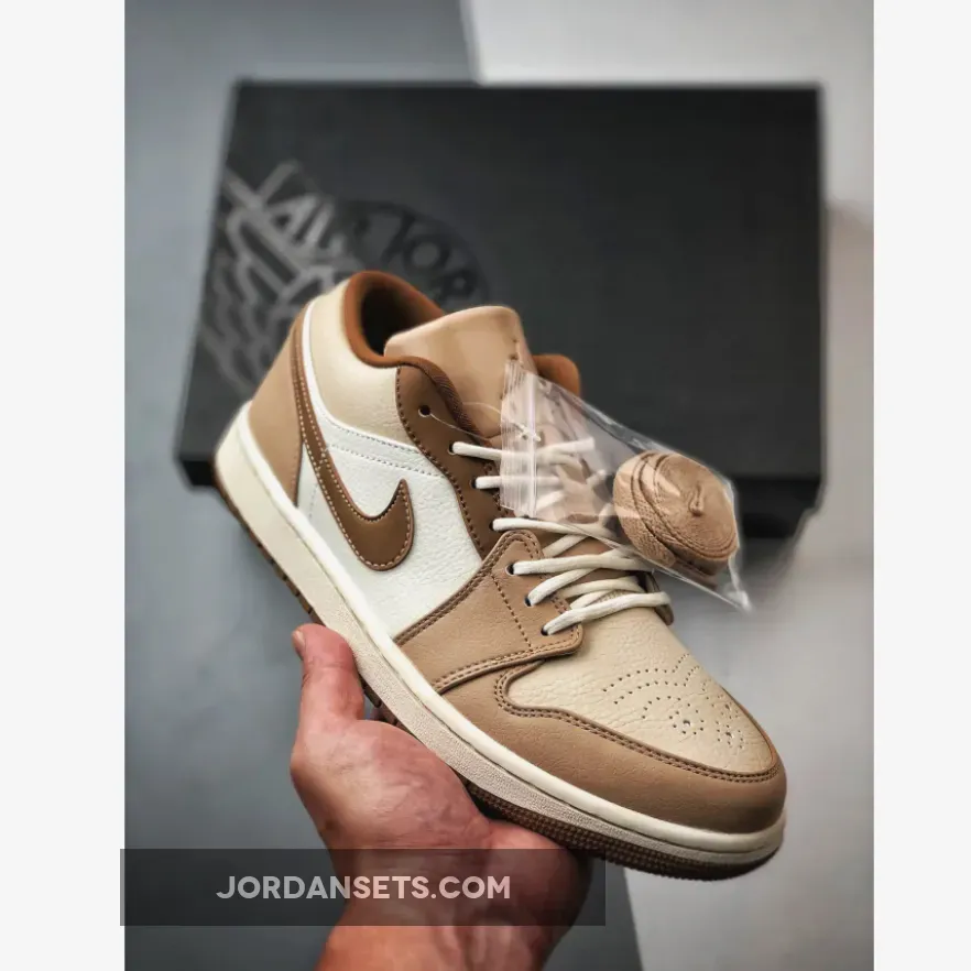 Air Jordan 1 Low Premium "Tan/Brown"