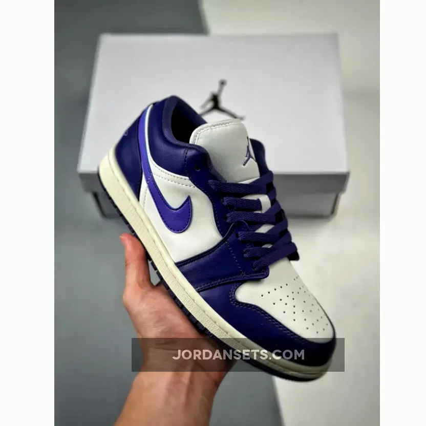 Air Jordan 1 Low Sail Purple