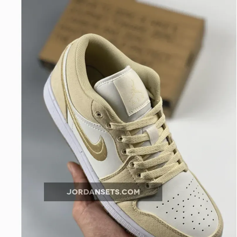 Air Jordan 1 Low SE Canvas Tan