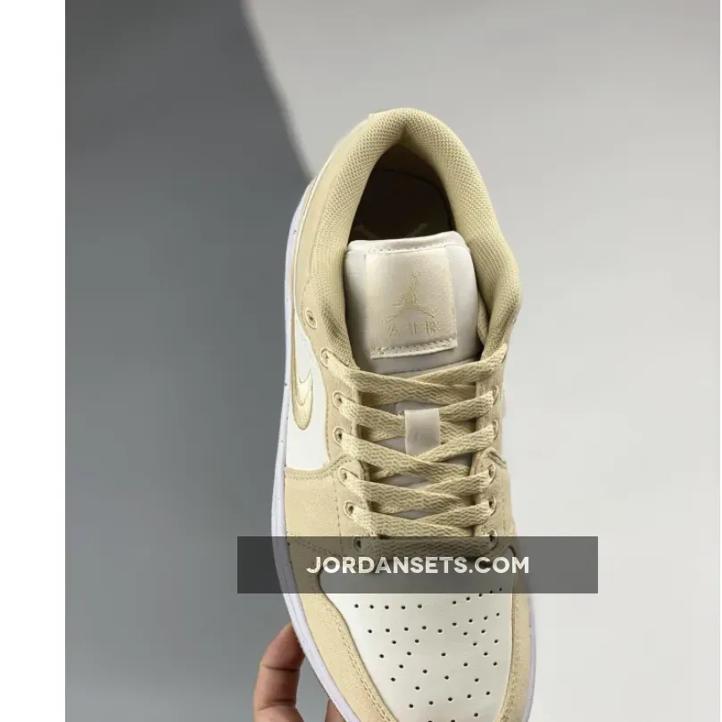 Air Jordan 1 Low SE Canvas Tan Air Jordan 1 Low SE Canvas Tan