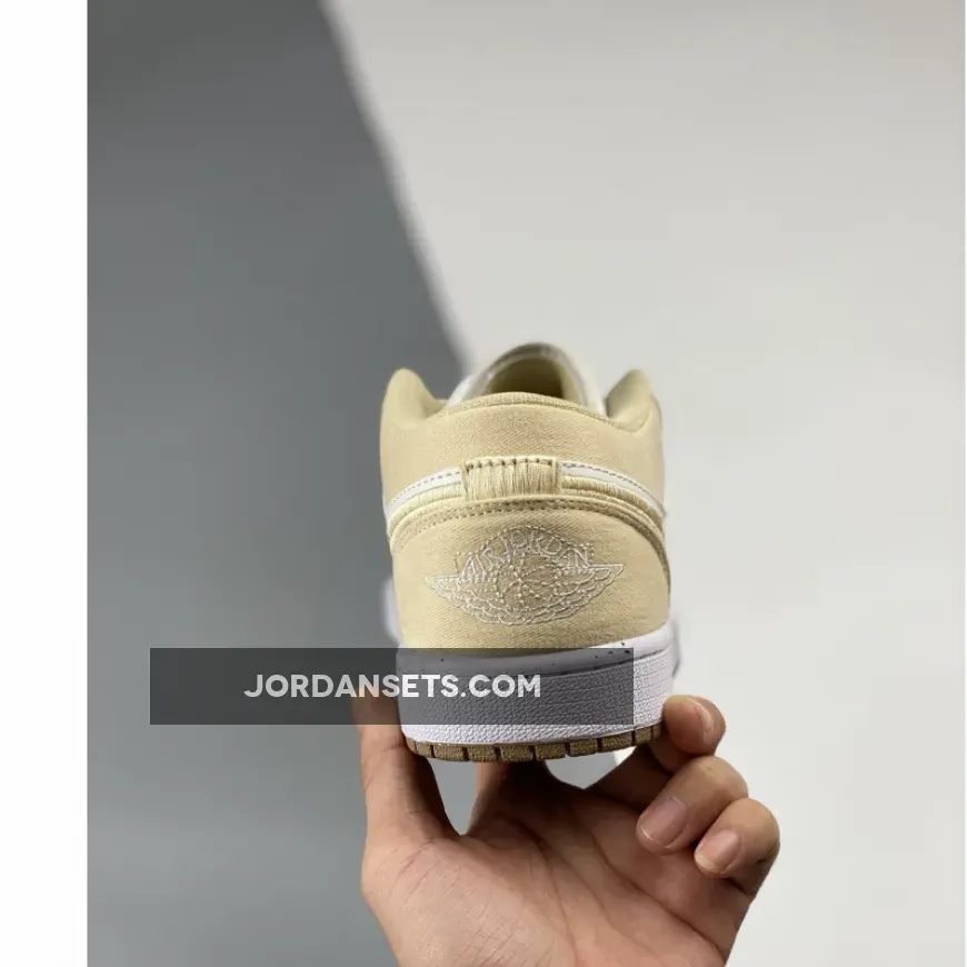 Air Jordan 1 Low SE Canvas Tan Air Jordan 1 Low SE Canvas Tan