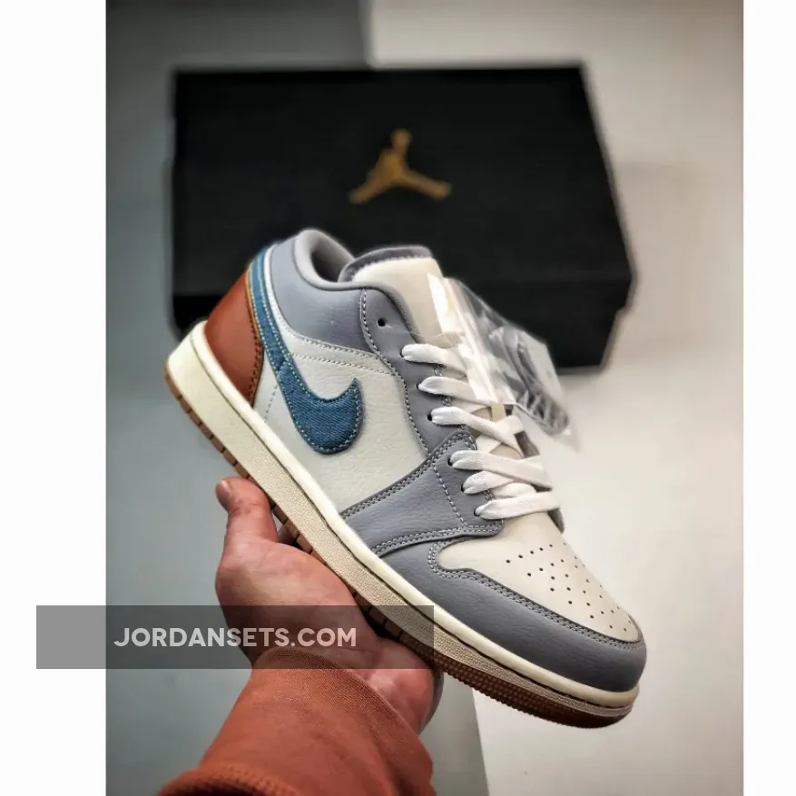 Air Jordan 1 Low SE ‘Repaired Denim Swoosh’