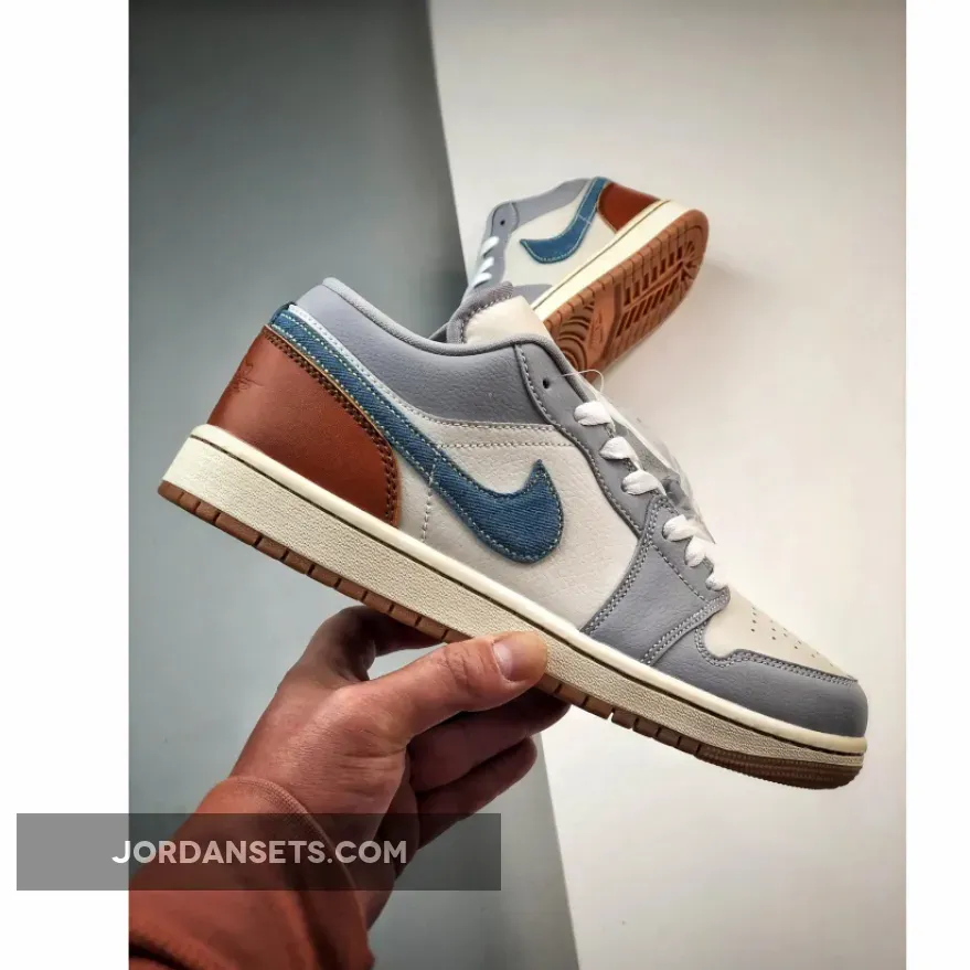Air Jordan 1 Low SE ‘Repaired Denim Swoosh’ Air Jordan 1 Low SE ‘Repaired Denim Swoosh’