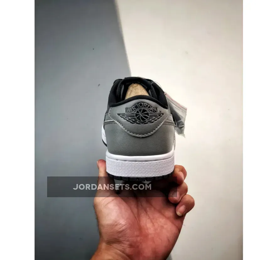 Air Jordan 1 Low "Shadow" Black/Medium Grey-Sail Air Jordan 1 Low "Shadow" Black/Medium Grey-Sail