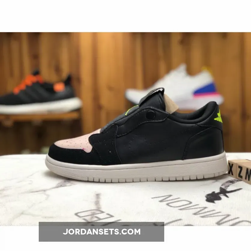 Air Jordan 1 Low Slip Black/Volt-Phantom-Silt Red Air Jordan 1 Low Slip Black/Volt-Phantom-Silt Red